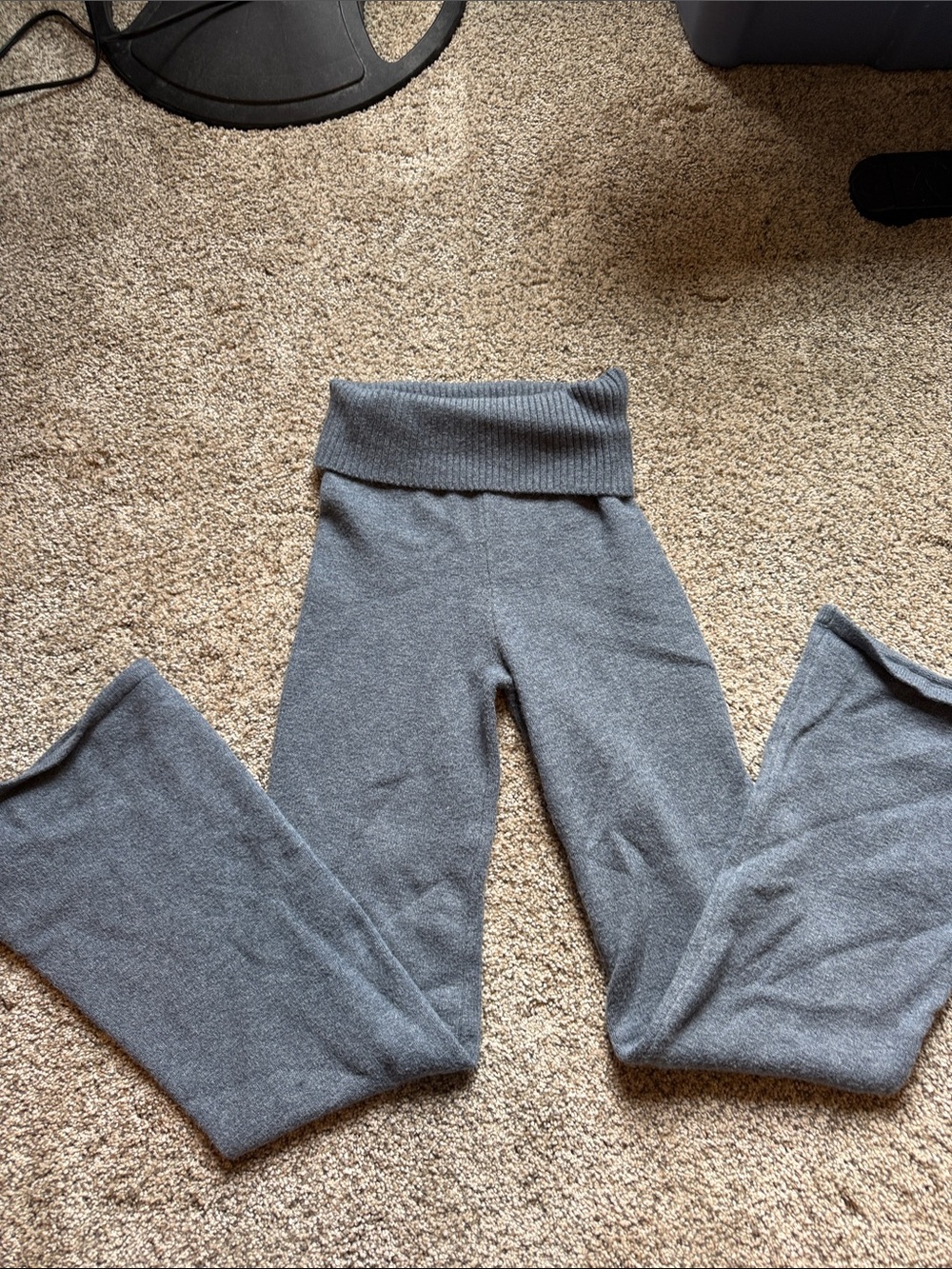 Sweater flare cozy pants sz M